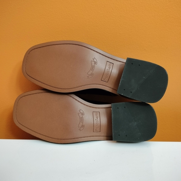 Franco Sarto Black and Tan Patterned Slingback Flats Size 7.5 Medium - Picture 5 of 7